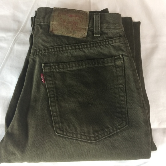 Levi's Other - Levis 550 Jeans Green Made in USA